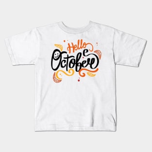 Hello October Kids T-Shirt